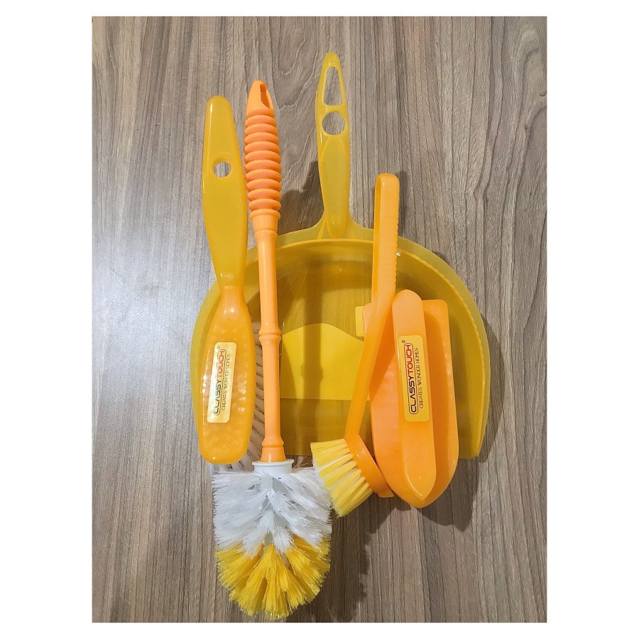 ชุดแปรงห้องน้ําห้องครัวสัมผัสมีระดับ 5 in 1 CT 0118B