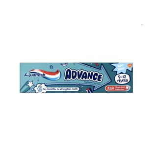 Aquafresh Kids Toothpaste Advance 9-12 Years 75ml ยาสีฟันสำหรับเด็กอายุ 9-12 ปี