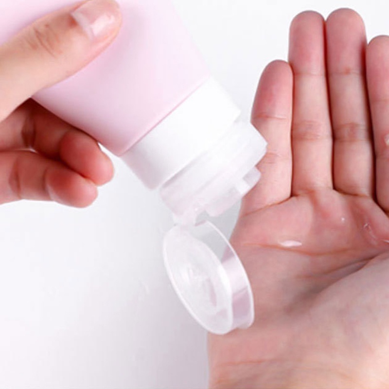 Vaahome Silicone Travel Bottles Leak Proof Squeezable Refillable Travel Accessories Portable Toiletries Containers Travel Size Cosmetic Tube for Shampoo Lotion Soap Liquids Storage