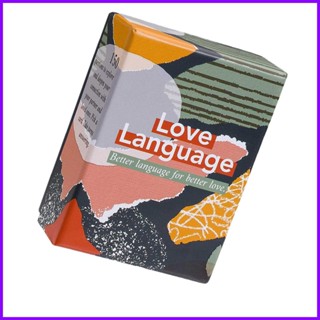 การ์ดเกมสนทนา Love Language Couples Conversation Partner 150 คําพูดเริ่มต้น พร้อมธีมหลายรูปแบบ สําหรับ notath