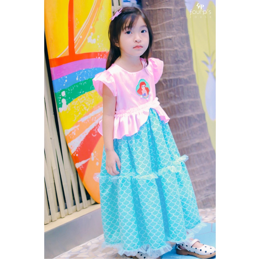 DISNEY PRINCESS : 081382เดรสเด็กลิขสิทธิ์แท้