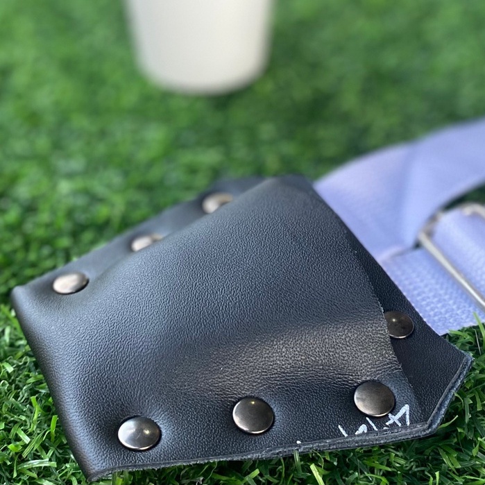 (พร้อมส่ง!🔥) สายสะพายเบลไลล่า สีดำ (หนังแท้) / สายสะพายเบลล์ สีขาว (หนังPVC) ปรับความยาวของสายได้ - รูปที่ 3