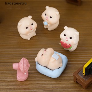 Ost เรซิ่น รูปการ์ตูนหมู สําหรับตกแต่งบ้าน สวน Diy 1 ชิ้น