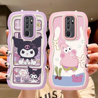 เคส Oppo A5 2020 เคส Oppo A9 2020 เคสขอบคลื่น น่ารัก เคสโทรศัพท์คู่รัก เคสโทรศัพท์ แบบนิ่ม