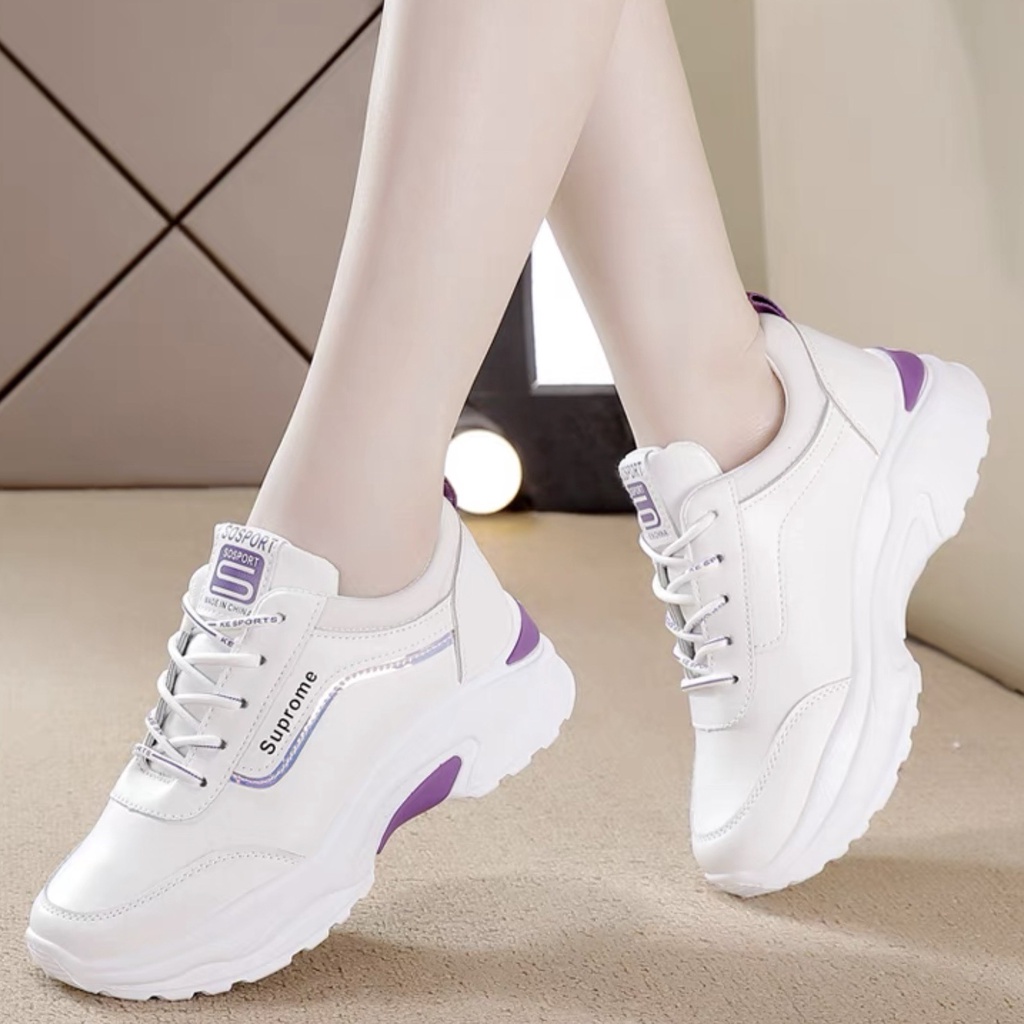 Katoshop💥พร้อมส่ง🇹🇭 𝐵𝓁𝒾𝓃𝓀 รองเท้าผ้าใบผู้หญิง โฮโลแกรม เล่นแสงวิ้งๆ สไตล์เกาหลี สวยมาก size36-41 แนะนำเผื่อ+1ไซส์