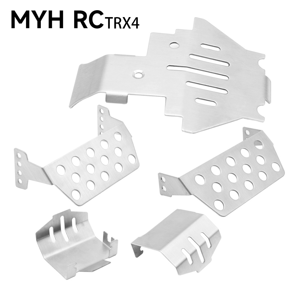Myhrc TRX-4 แผ่นกันแคร้ง สเตนเลส สําหรับอัพเกรดรถไต่หินบังคับ 1/10 TRX4