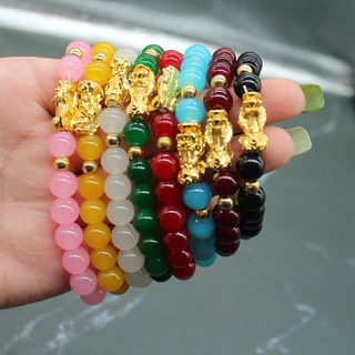 สร้อยข้อมือ Obsidian Pixiu กําไลลูกปัด