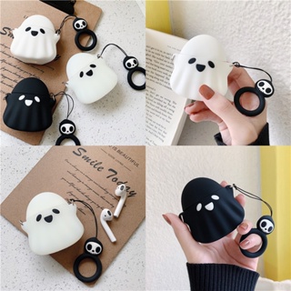 เคสหูฟัง ลายโครงกระดูกผีน่ากลัว สําหรับ AirPods 1 2 3 3rd AirPods Pro 2