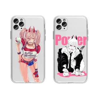 Chainsaw Man เคสไอโฟน X Xr XsMax เคส 11 12 13 pro max 14 plus iPhone 7 8 Plus 8พลัส case Se2020 Pavamacchima cover