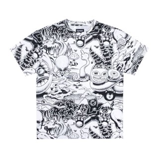 SLUM LTD - Ripndip F22 Dark Twisted Fantasy SS Tee Black/White