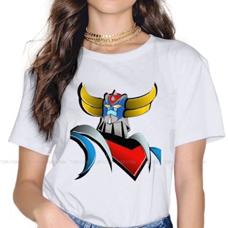 เสื้อยืดแฟชั่น Grendizer เสื้อยืดผู้หญิงยูเอฟโอหุ่นยนต์ Goldrake ผู้หญิง Tees ฮาราจูกุผ้าฝ้ายท็อปส์ซูพื้นฐาน Tshirt 5XL