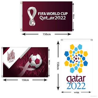 Ag FIFA World Cup Qatar 2022 ธงแฟนคลับ สําหรับตกแต่งงานปาร์ตี้