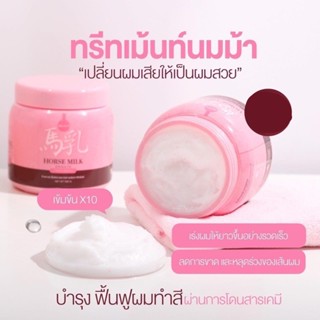 ทรีทเม้นท์นมม้า Horse Milk Treatment ทรีทเม้นท์บำรุงผม 500 ml.