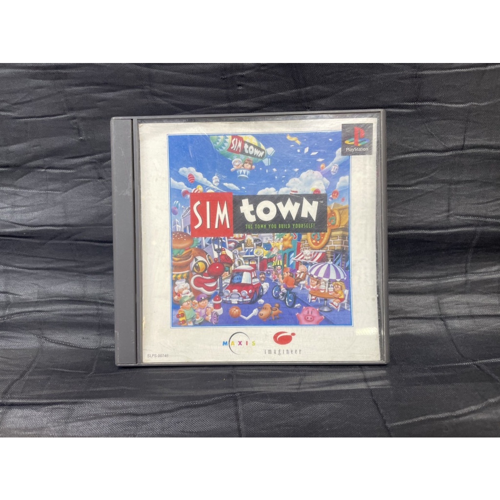แผ่นเกมส์ PS1 Game : Sim Town : PS1 Japan