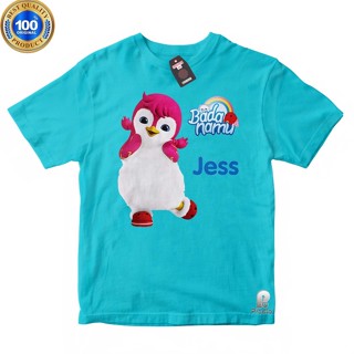 เสื้อเชิ้ต พิมพ์ลายตัวอักษร JESS Your Body วัสดุผ้าฝ้าย สําหรับเด็ก