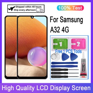 อะไหล่หน้าจอสัมผัสดิจิทัล LCD แบบเปลี่ยน สําหรับ Samsung Galaxy A32 4G A325 SM-A325F SM-A325F DS SM-A325M SM-A325N