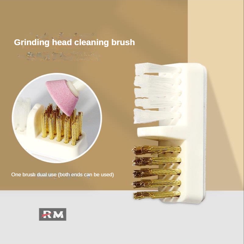แปรงขัดเล็บ หัวเจียรเซรามิค สายทองแดง ขนาดเล็ก มีกาวในตัว แปรงปัดฝุ่น แปรงขัดเล็บไฟฟ้า หัวเจียรทําความสะอาด - รูปที่ 4