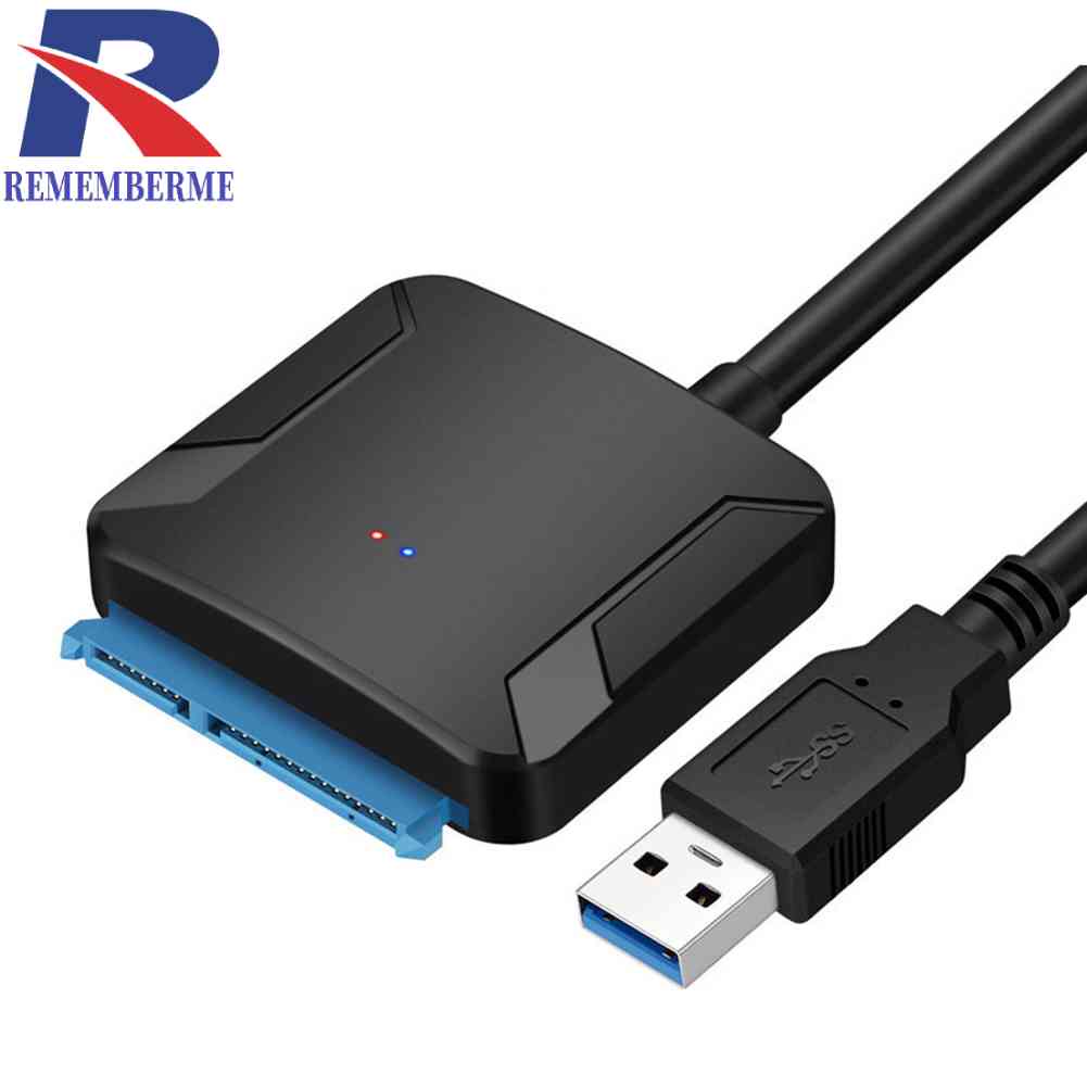 Sata to USB อะแดปเตอร์ USB 3.0 to Sata 3 สายเคเบิ้ล สําหรับ 2.5in 3.5in Hard Disk Drive #8