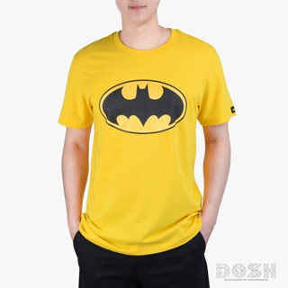 DOSH:MENST-SHIRTS BATMAN เสื้อยืดคอกลมแขนสั้น-FBMT5227-YE