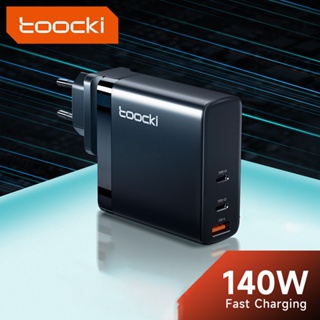 Toocki เครื่องชาร์จ 140W GaN USB Type C PD3.1 เครื่องชาร์จเร็วชาร์จโทรศัพท์ 4.0 3.0 สําหรับแล็ปท็อปที่ชาร์จ Samsung