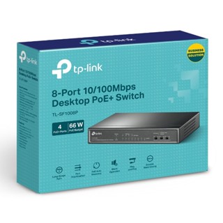 TP-LINK NW SWITCH HUB 8 PORT TL-SF1008P 10/100 With 4 PORT PoE รับประกันตลอดอายุการใช้งาน