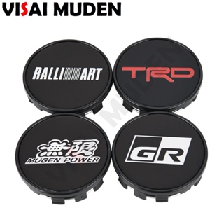 1ชุด/4ชิ้น OD 54MM/ID 50มม ฝาครอบดุมล้อGR TRD MUGEN VTEC RALLIARTโลโก้ฝาครอบดุมล้อรถเก๋งสําหรับโตโยต้า/ฮอนด้า/มิตซูบิชิ/นิสสัน