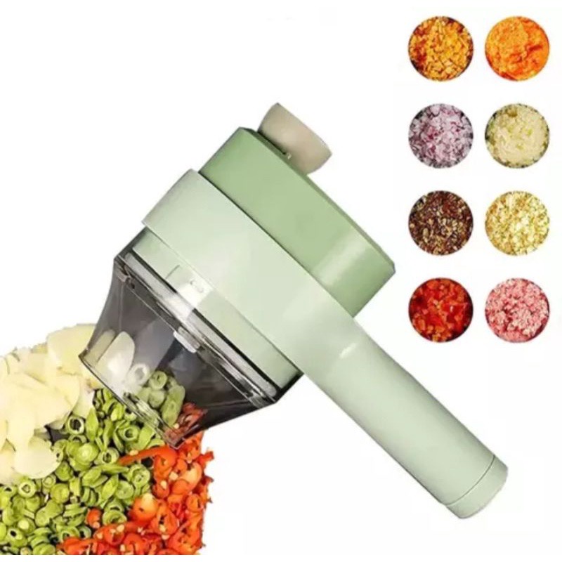 มาใหม่ GATLING 2022 ใหม่ปั่นไร้สายชาร์จ USB เครื่องปั่นอาหารกระเทียมสับผักเครื่องตัดที่มีความจุ 200ML (ส่งจากไทย)26