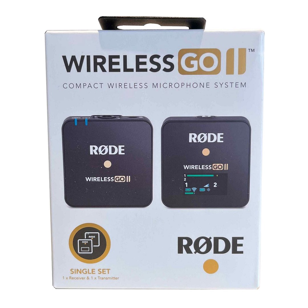 Rode Wireless GO II Single Set Ultra-compact Wireless Microphone System