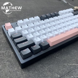 Gmk Olivia Keycap Doubleshot ปุ่มกดคีย์บอร์ด OEM Profile PBT keycaps สําหรับ 68 711 84 87 980 104 108