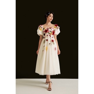 Maven ชุดกระโปรงรุ่น Viola White Dress