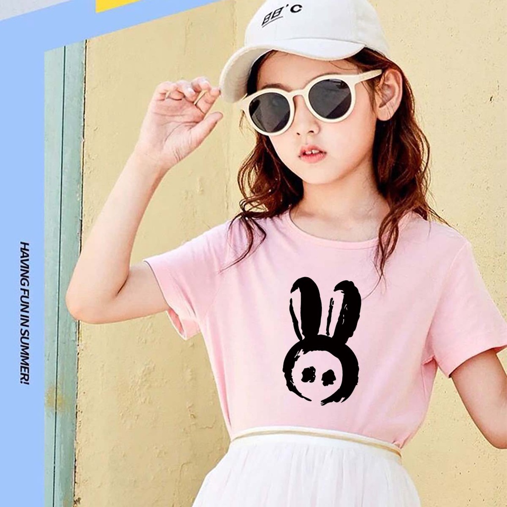 K-2374-SHORT  7สี เสื้อยืดแขนสั้นเด็กลายการ์ตูนน่ารัก ผ้านุ่มใส่สบาย ลายเยอะ สีครบ ไซส์ครบ **ปลีก-ส่*ง*