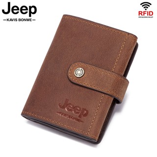 2023 Fashion Rfid Men&amp;#39;s Genuine Leather Wallet Vintage Short Male Wallets Zipper Male Purse Money Bag Portomonee Hig