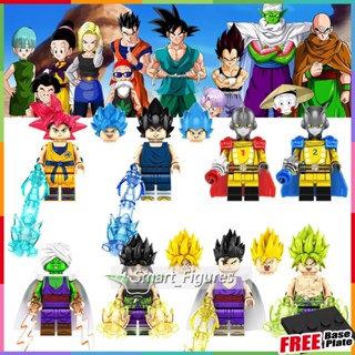 Dragon Ball Minifigures Son Goku Vegeta Gamma 1 Piccolo Broli Son Gohan ของเล่นของขวัญการ์ตูนตัวเลขขนาดเล็ก KF6158