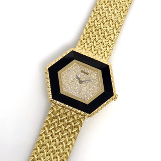 PIAGET Diamond Vintage 1970 Yellow Gold 18k Lady ไขลาน ขนาดตัวเรือน 31.5 mm.