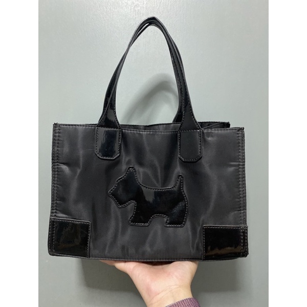 กระเป๋า Agatha paris ใบเล็ก หายาก เป็นหนังแก้วผสมผ้าร่ม น่ารักมาก