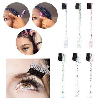 Beauty tool eyebrow brush hairline comb broken hair comb