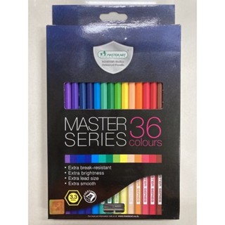 ดินสอสี สีไม้ 36สี (1หัว) MASTER SERIES (Master Arts)