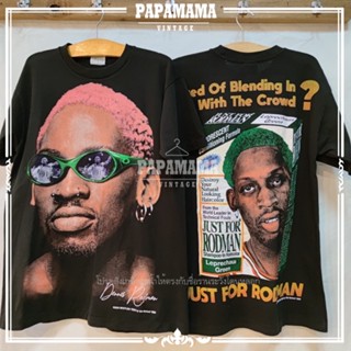 [ DENNIS RODMAN ] The King of Rebound Chicago Bulls เสื้อบาส เสื้อรอดแมน เสื้อวินเทจ papamama vintage