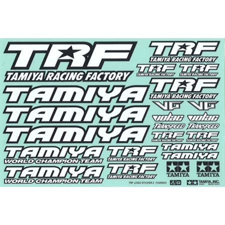 TAMIYA 42164 Trf Sticker Sheet สติ๊กเกอร์ทีมtamiya