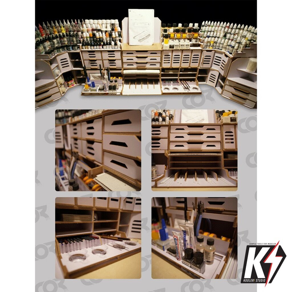 Cormake GJ2011 ชั้นวางอุปกรณ์ทำโมเดล #กันพลา กันดั้ม Gundam พลาสติกโมเดลต่างๆ ราคา ถูกที่สุด ดีลบีเคเค แกลเลอรีภาพที่ 2