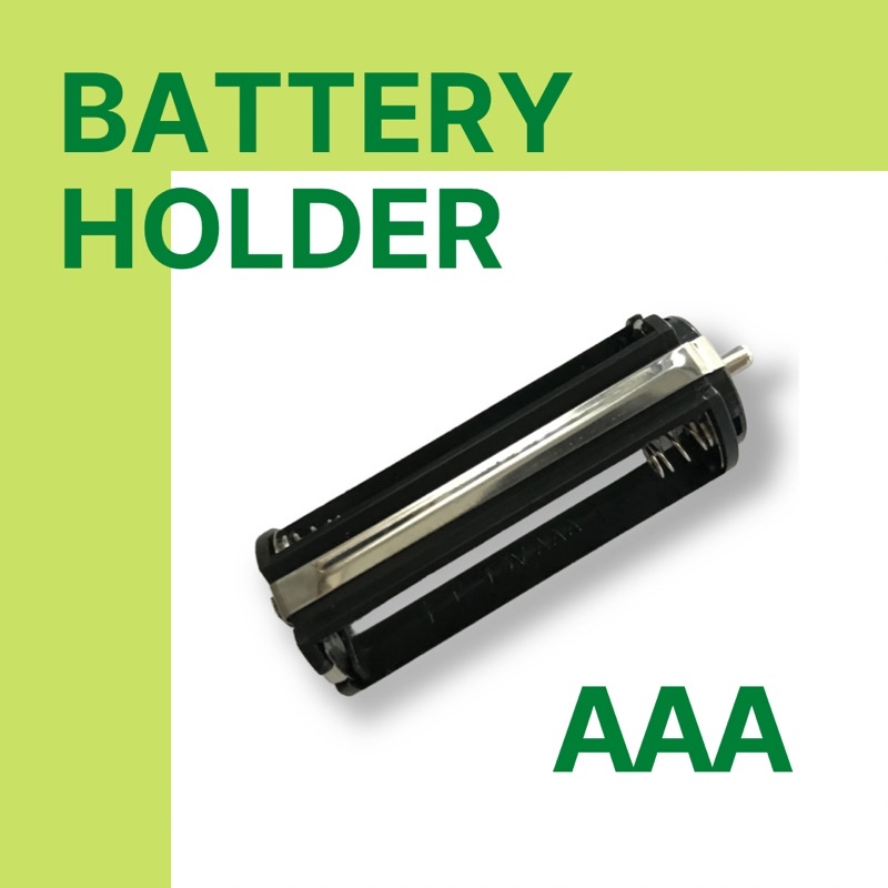 [พร้อมส่ง ] AAA Battery Socket รางถ่านแท่งไฟ ใช้กับถ่านขนาด AAA 3 ก้อน