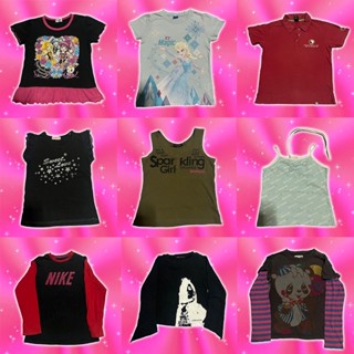 เสื้อผ้ามือสอง Y2K babytee punk 90’s (lot 10)