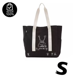 กระเป๋าสะพายข้างVANS X DANIEL JOHNSTON TOTE BAG BLACK สินค้ามีประกันแท้