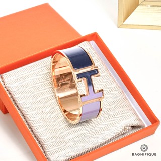 HERMES CLIC CLAC 2 CM 2 TONE PINKPURPLE SIZE PM