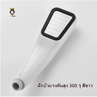 ฝักบัวอาบน้ำแบบแรงดันสูง ประหยัดน้ำ 300 รู สีเงิน!!