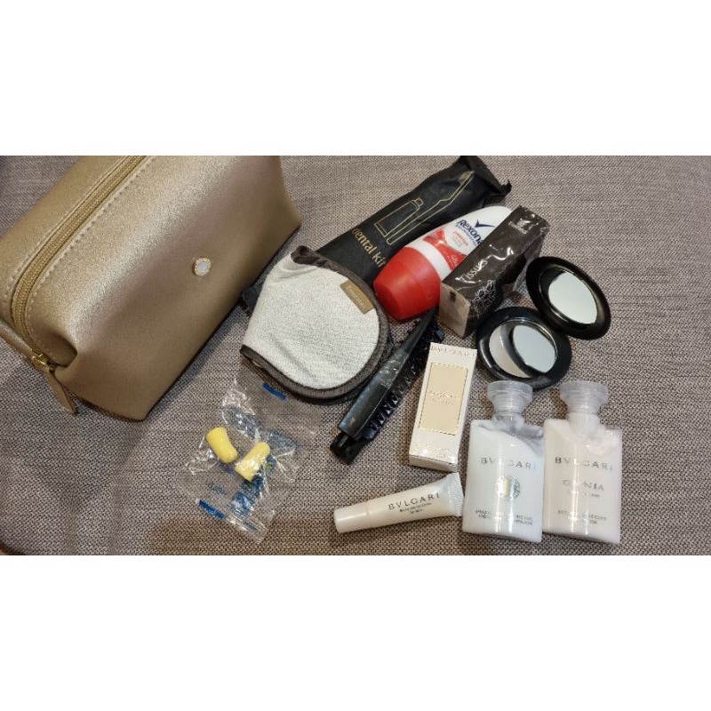 BVLGARI Travel Amenity Kit ชุดเดินทางพร้อมสินค้าแบรนด์เนมจากบุลการี