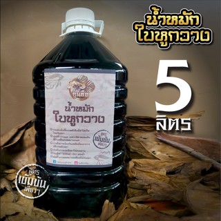 📌🌿น้ำหมักใบหูกวาง(5 ลิตร) *สูตรเข้มข้น* สำหรับปลากัดทุกสายพันธุ์