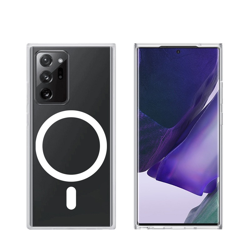 ใหม่ เคสโทรศัพท์มือถือแบบใส แม่เหล็ก สําหรับ Samsung S24 23 S20 S21 S22 Ultra Note 20 Ultra S22 S21 S20 Plus