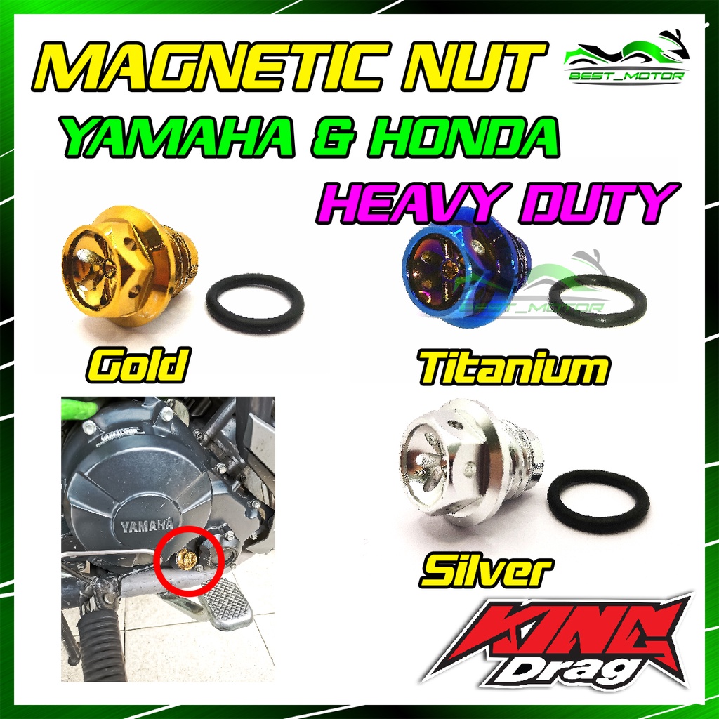 Clearance Magnetic Bypass Nut Level Gauge เครื่องยนต์น้ํามัน Drain Bolt Y15 Y16 LC135 SRL NVX RS150 