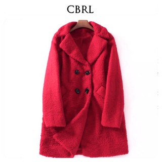 เสื้อโค้ทผู้หญิง โค้ทแดง โค้ทวูล TRENCH COAT โค้ทกันหนาว ❄️เสื้อโค้ท แบรนด์✨CBRL✨ (WY920)